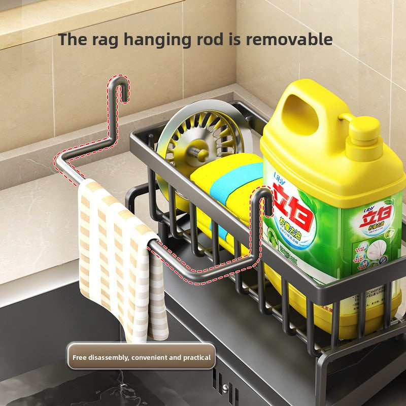 Multi Functional Kitchen Sink Drain Storage Rack