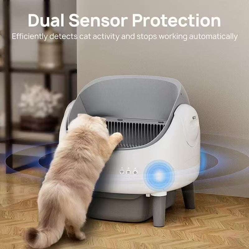 Fully automatic intelligent cat litter box