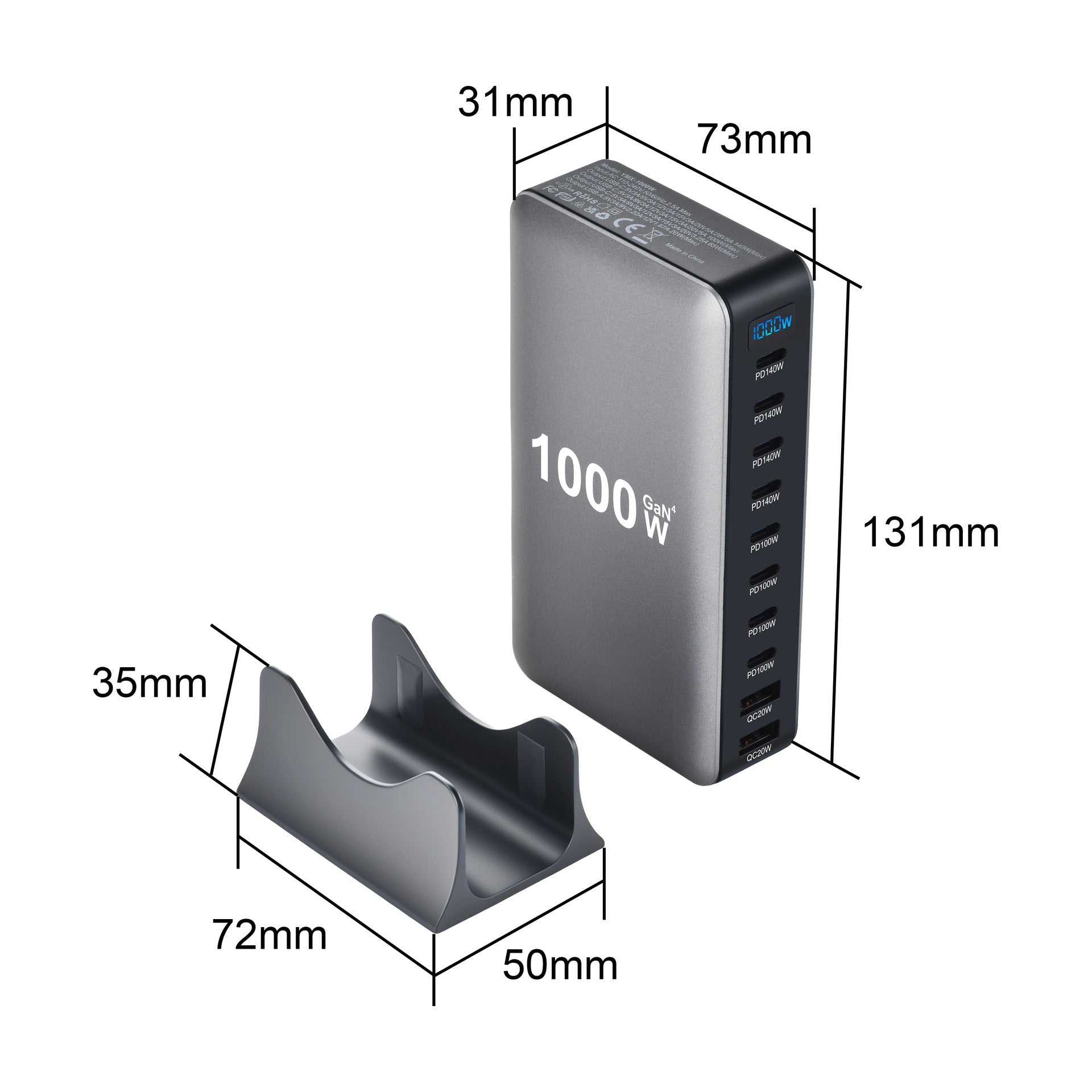 Multi-Port GaN PD Charger 1000W