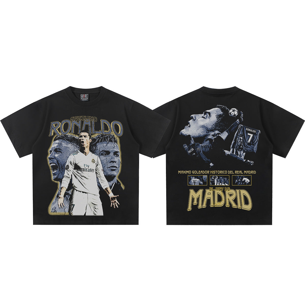 Small collar, direct-printed jersey