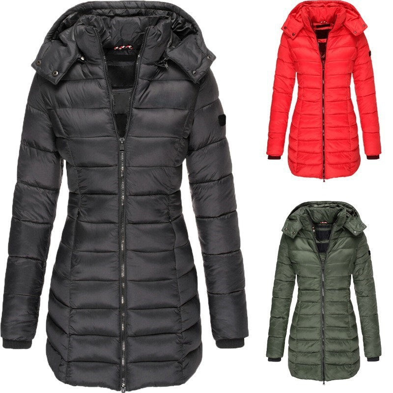 Winter Women's Mid-Length Cotton Coat