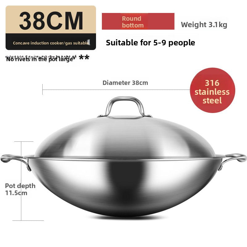Stainless Steel Wok