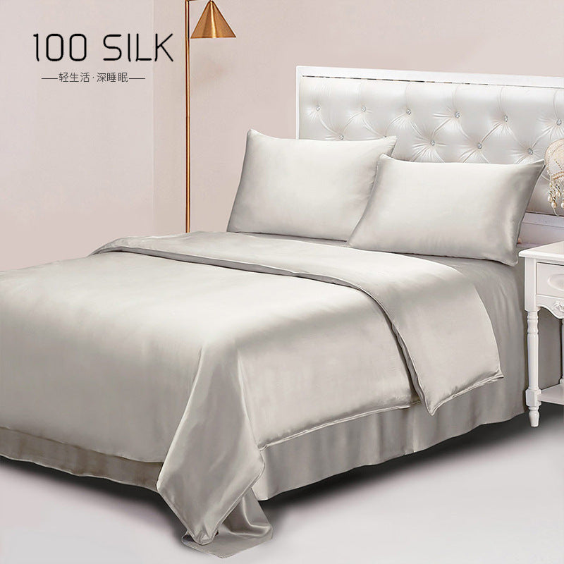 Luxury Mulberry Silk Bedding Four-Piece Set