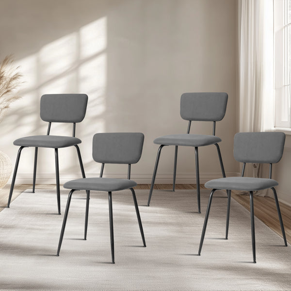 Soft-padded dining chairs