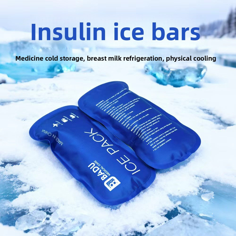 Reusable Blue Ice Strip for Medicine Cooling