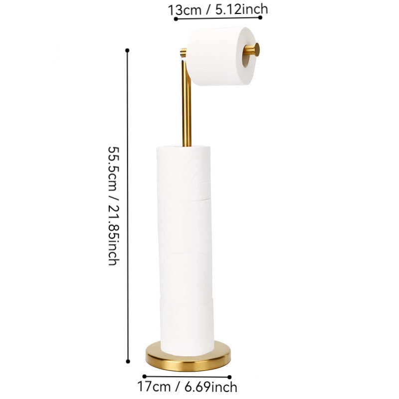Single-Pole Vertical Roll Paper Holder