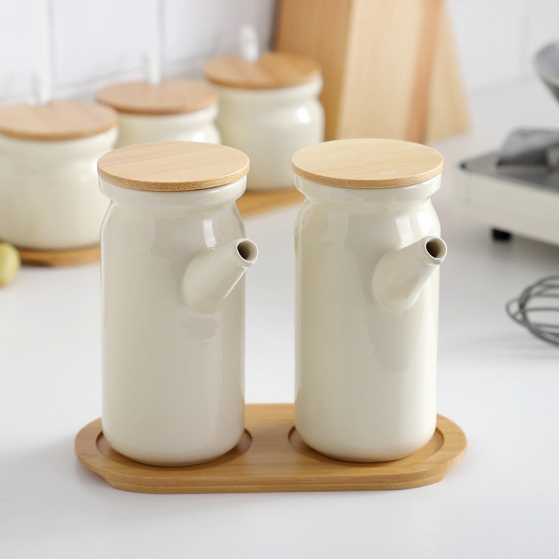 Nordic Ceramic Condiment Bottle