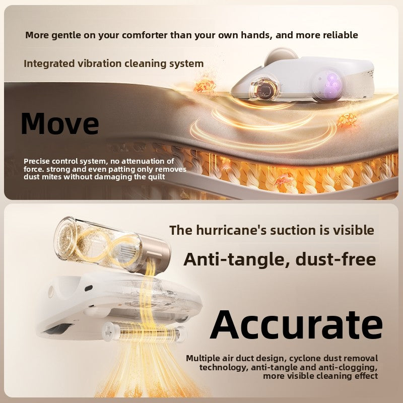 Automatic Bed Cleaning Robot with UV Sterilization