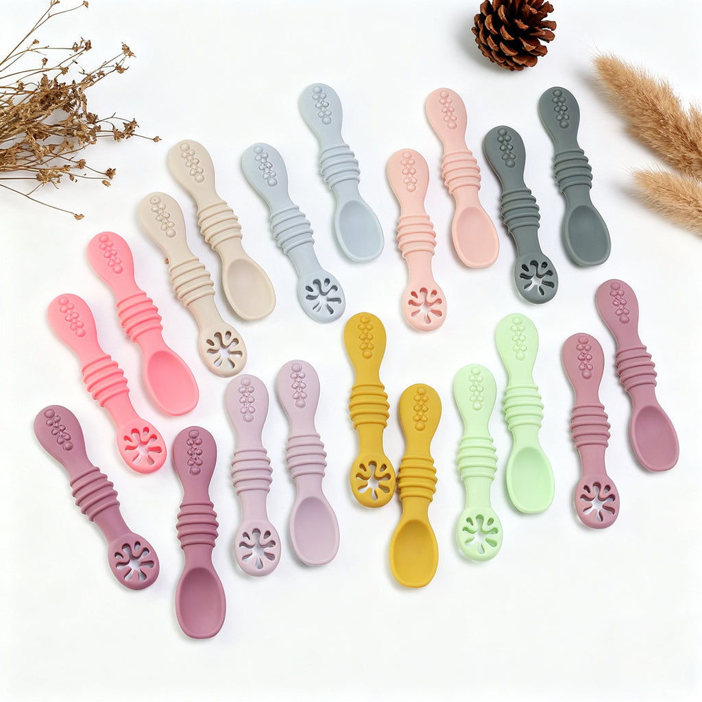 Soft Silicone Baby Feeding Spoon