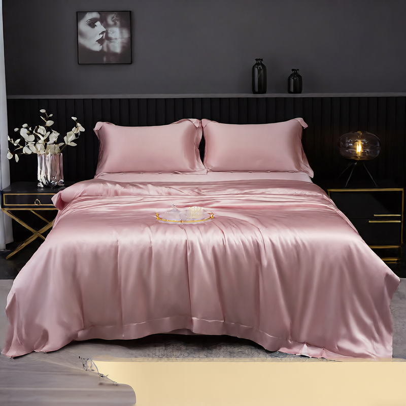 Luxury Silk Bedding Four-Piece Set