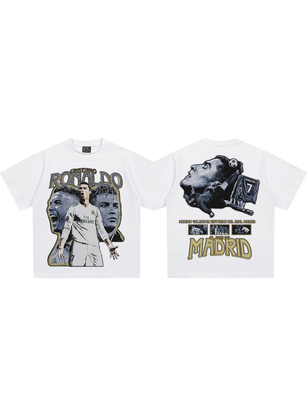 Small collar, direct-printed jersey