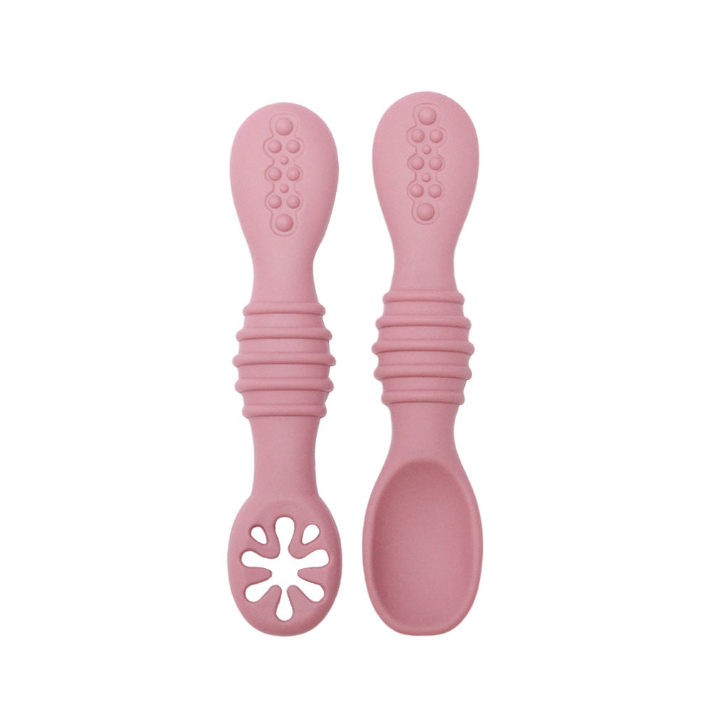 Soft Silicone Baby Feeding Spoon