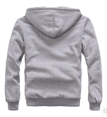 Fleece-lined sweatshirt