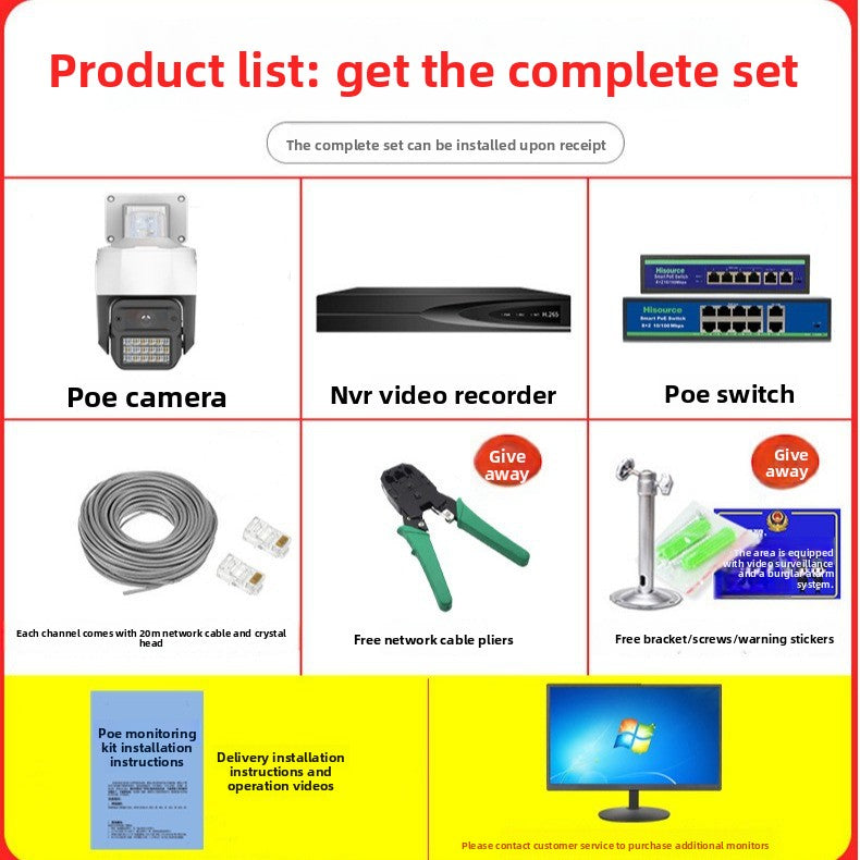 8 million POE surveillance cameras