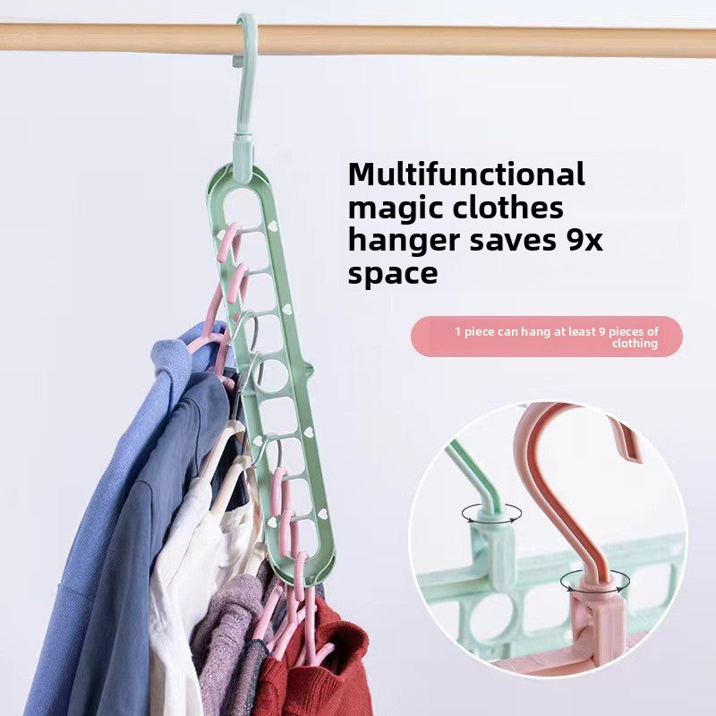 Multi-functional Nine-Hook Drying Rack
