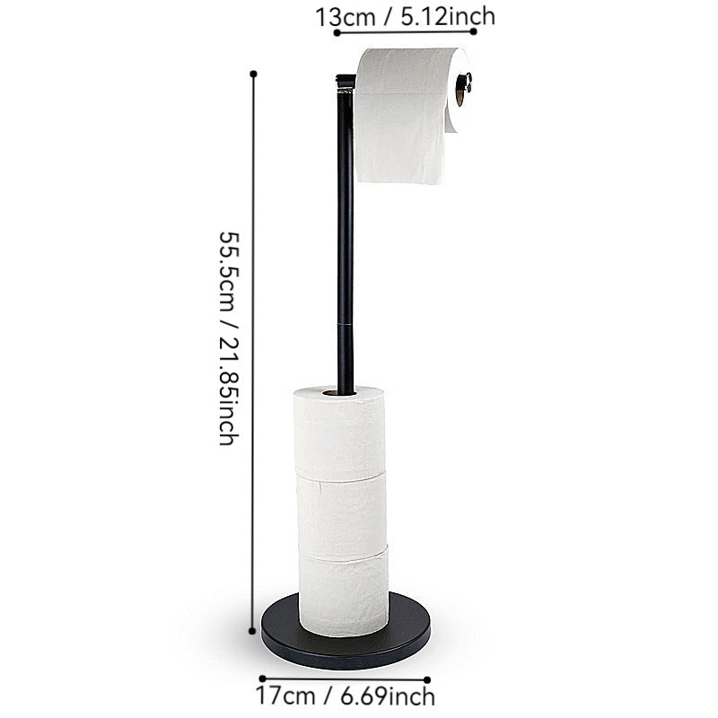 Single-Pole Vertical Roll Paper Holder