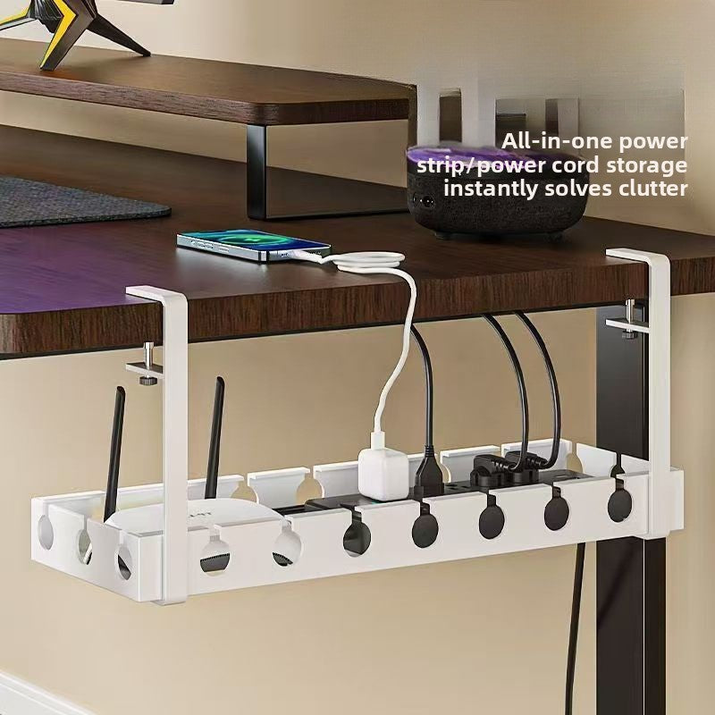 Under Desk Cable Management Rack Retractable Organizer