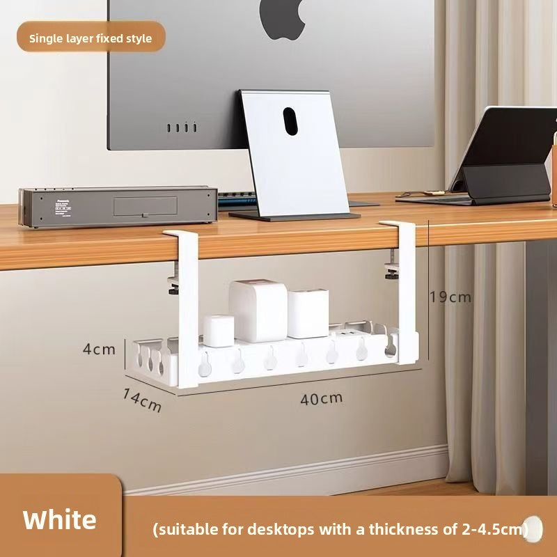 Under Desk Cable Management Rack Retractable Organizer