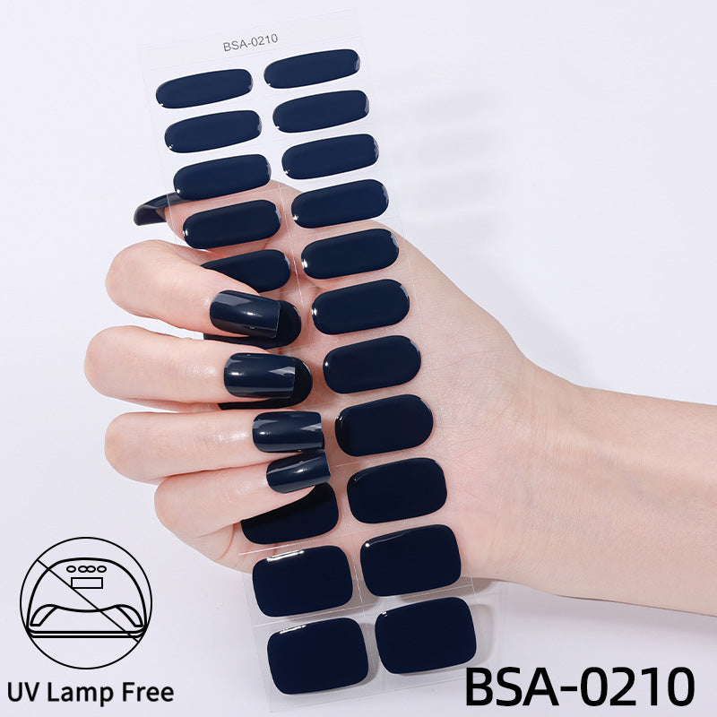 No-Bake Gel Nail Stickers Waterproof Nail Wraps