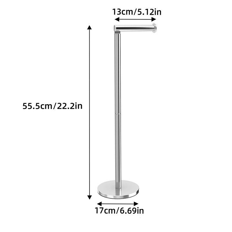 Single-Pole Vertical Roll Paper Holder