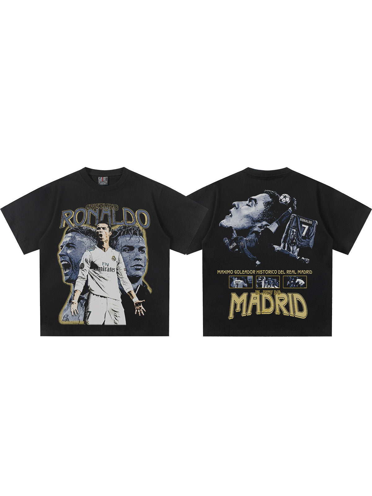 Small collar, direct-printed jersey