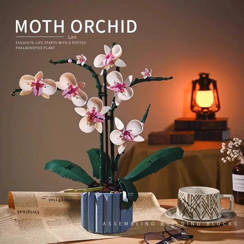 Plastic Building Blocks Floral Bouquet DIY Kit