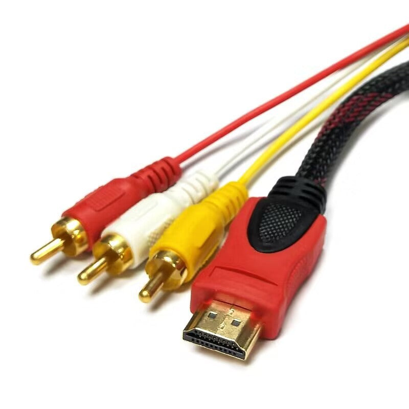 HDMI to AV cable, 1.5 meters