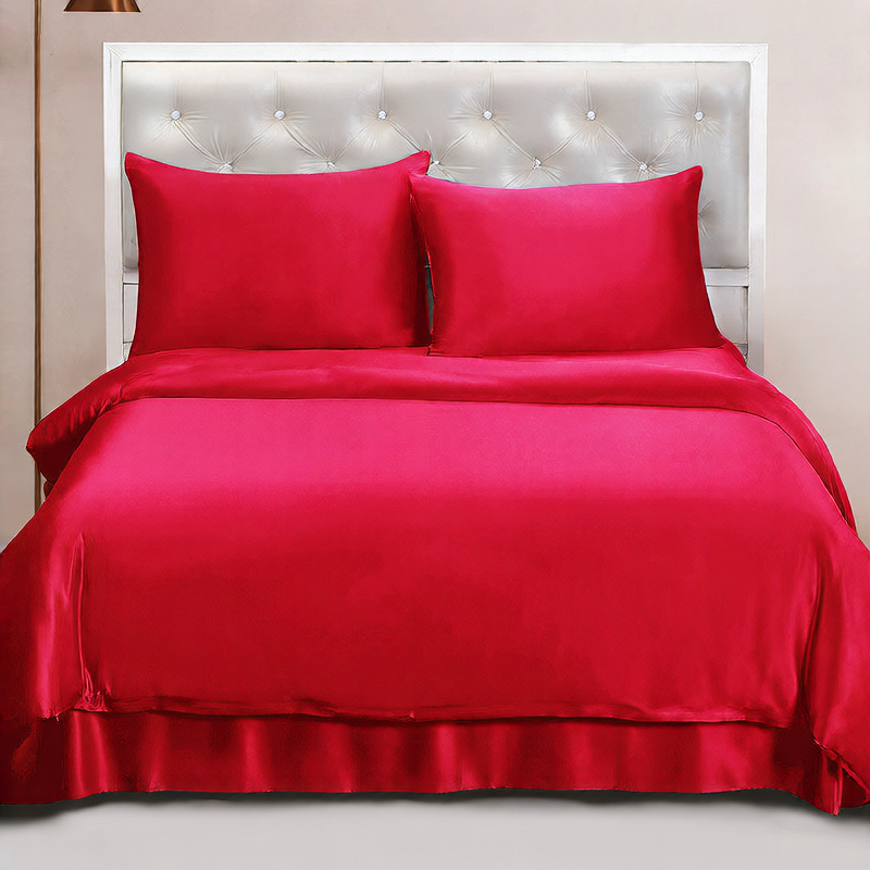 Luxury Mulberry Silk Bedding Four-Piece Set