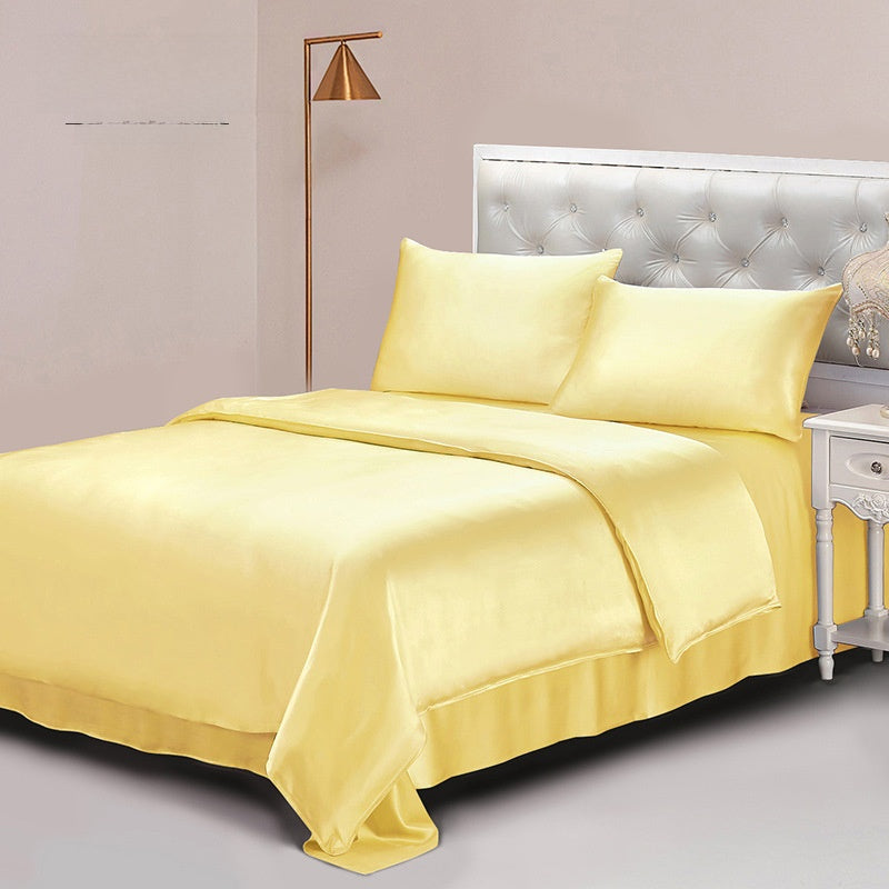 Luxury Mulberry Silk Bedding Four-Piece Set