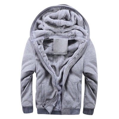 Fleece-lined sweatshirt