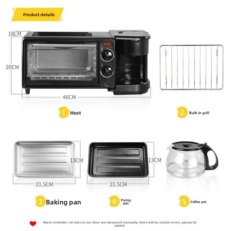 Multifunction Breakfast Toaster Oven