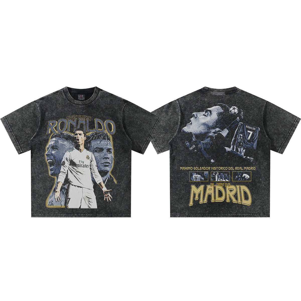 Small collar, direct-printed jersey