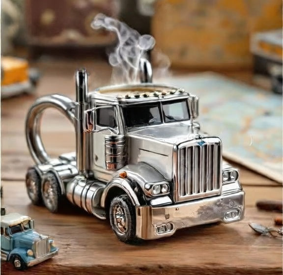 Truck coffee cup