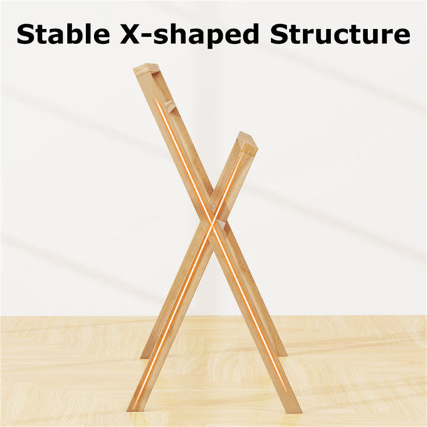 Teak Wood Towel Rack Foldable