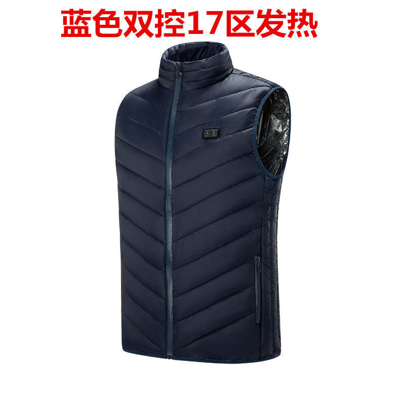 USB Electric Heated Vest with Multiple Heating Zones